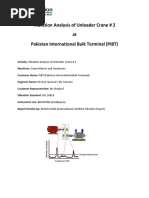 Vibration Analysis Report OCT 2020 For Unloader Crane No 2