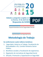 Debates SUSESO talleres seguridad social