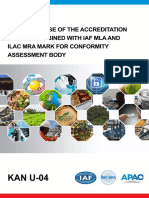 KAN U-04 Policy of Use of the Accreditation Symbol Combined with IAF MLA and ILAC MRA Mark