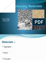 Materials Introduction: Aggregates, Sand, Concrete & Formwork