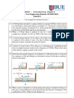 20BSCIB02P - Introductory Physics Preparatory Year Engineering Students (S1/2020-2021) Tutorial 2