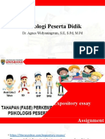 Psikologi Peserta Didik: Dr. Agnes Widyaningrum, S.E, S.PD, M.PD