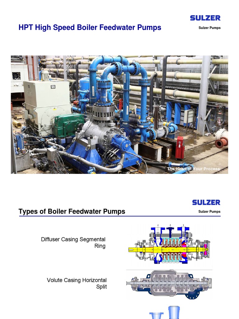 HPT High Speed Boiler Feedwater Pumps | PDF | Pump | Bearing (Mechanical)