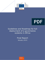 eGA - Final Report Research Analysis Guidelines and Roadmap For Full Deployment of e Governance Systems in Af