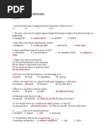 PPLE Objective Answers