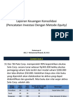 P6 - Laporan Keuangan Konsolidasi M. Ekuitas (Soal 2)