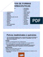 Presentacion - Tipos - Formas - Farmaceuticas