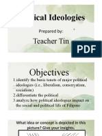 Political Ideologies: Prepared by