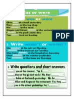 Past Simple Worksheet