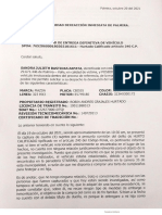 Solicitud Entrega Vehículo Fiscalia