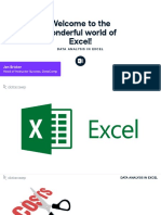 Data Analysis in Excel Chapter1