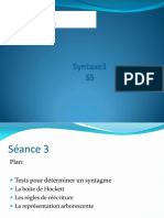 KRIM Syntaxe 1 (Séance 3)