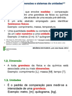 1.1. Grandeza: Grandezas, Dimensões e Sistemas de Unidades