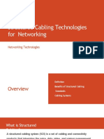 Structured Cabling Technologies For Networking