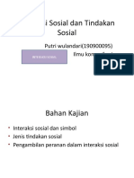 Interaksi Sosial Dan Tindakan Sosial