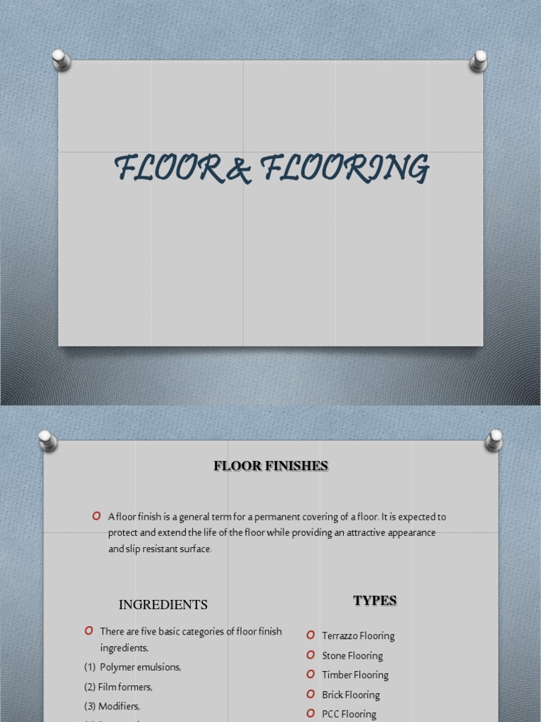 Floor Finishes PDF Flooring Concrete