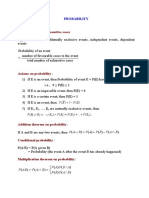 Random Experiment Favourable Cases, Exhaustive Cases Types of Events