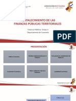 Fortalecimiento de Las Finanzas Publicas Territoriales