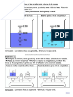 Eau Masse Volume Etats