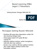 PJBL Setting Router