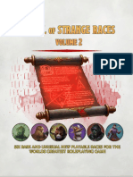 Scroll of Strange Races Volume 2