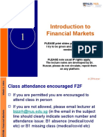 Introduction To Financial Markets