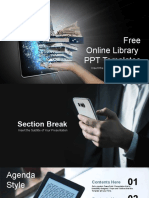 Free Online Library PPT Templates