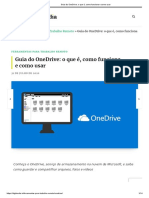 Guia Do OneDrive - o Que É, Como Funciona e Como Usar