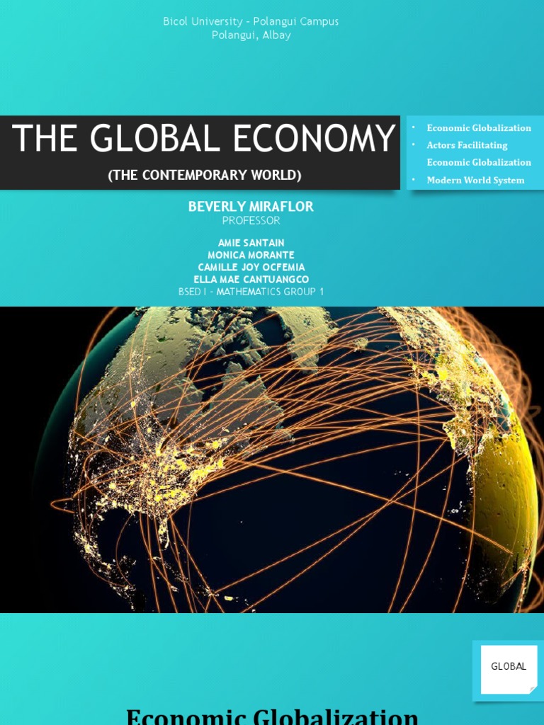 THE NEW GLOBAL ECONOMY GUIDED READING intelligence overview