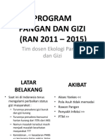 PROGRAM PANGAN Dan GIZI