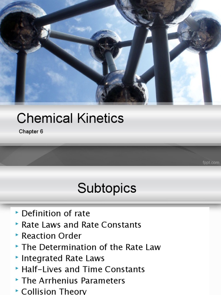 Chapter 6 | PDF | Reaction Rate | Chemical Kinetics