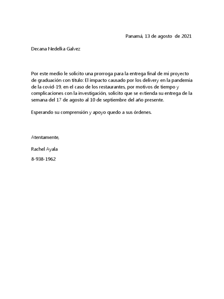 Prorroga | PDF
