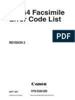 Canon g3 g4 Error Code List