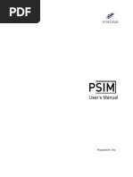 PSIM User Manual