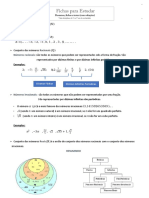 Ficha Informativa Matematica 8 Ano Conjuntos Numericos Dizimas