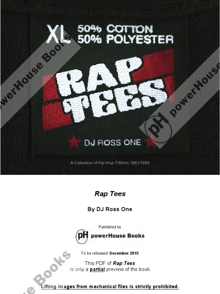 洋書 RAPTEES 1980-1999 DJ ROSS ONE Rap Tees: A Collection of Hip Hop T-Shirts 1980-2000 BOOK by