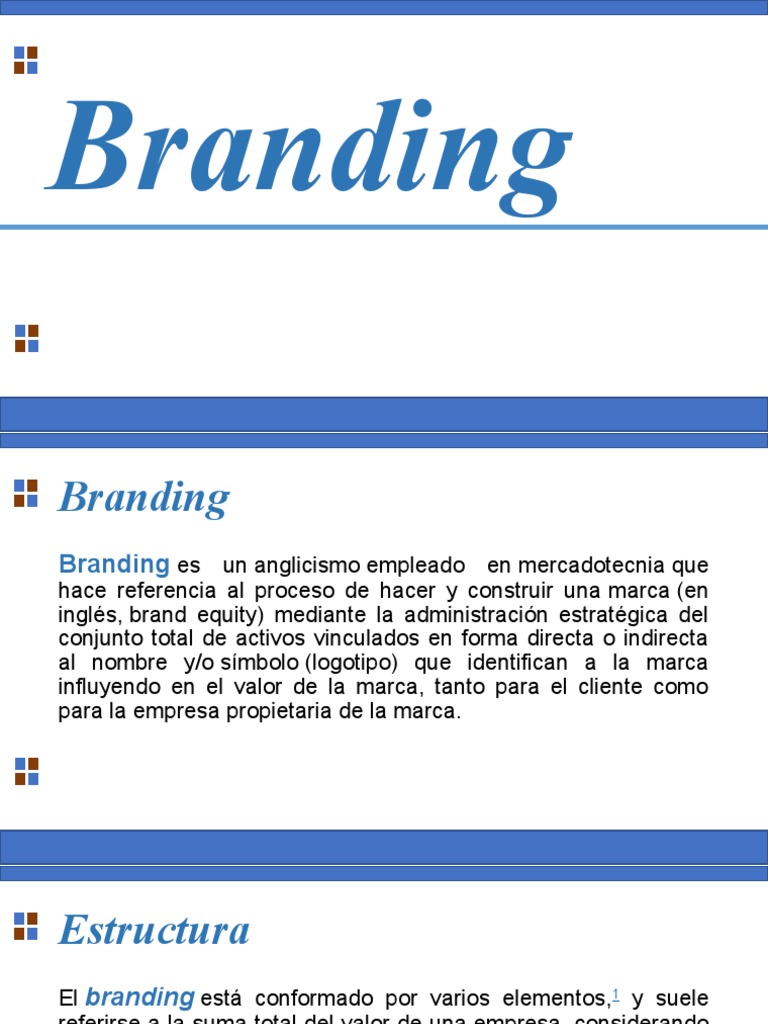 Branding Pdf Gestión De La Marca Medios De Comunicación En Masa