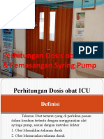 Perhitungan Dosis Obat ICU & Pemasangan Syring Pump-1