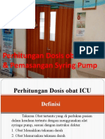 Obat ICU Pengenceran