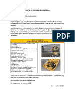 Carta de Mejora Tecnológica