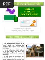 Surface Development: Ce 102: Civil Engineering Drawing I