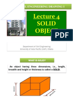 Solid Object: Ce 102: Civil Engineering Drawing I