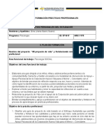 Plan formación prácticas proyecto vida