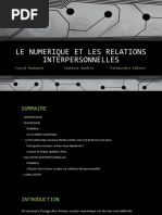 LE NUMERIQUE ET LES RELATIONS INTERPERSONNELLES