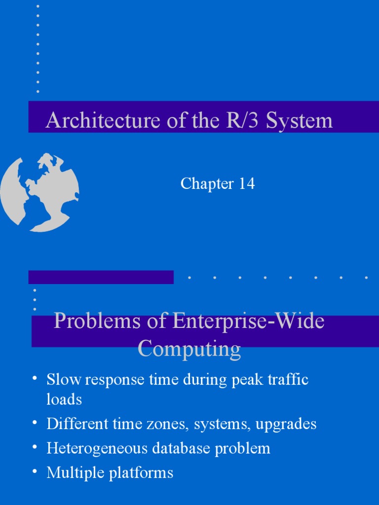 Architecture of The R/3 System | PDF | Ibm Db2 | Server (Computing)