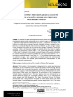 Comparação Entre o Índice de Qualidade Da Água e Um Protocolo de Avaliação Rápida em Dois Córregos Do Município de Naviraí/ms