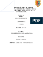 Universidad Técnica de Manabí Facultad de Ciencias Informaticas Ingeniería en Tecnología de La Información