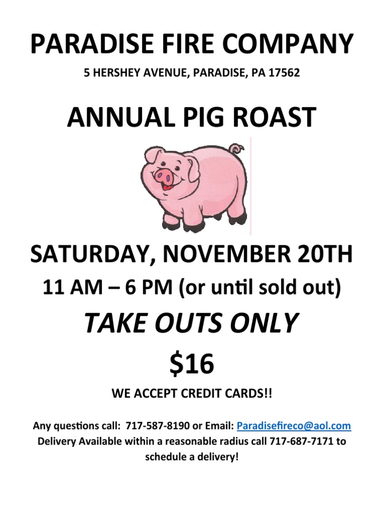 Pig Roast Flyer | PDF