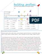 Wordbuilding prefixes: a guide to common English prefixes