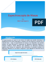 Espectroscopía de Masas Molecular